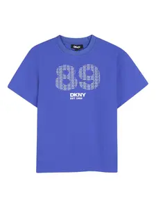 Футболка с принтом Dkny Kids, синий
