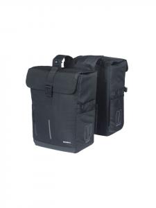 BASIL Двойные боковые сумки Move в черном цвете