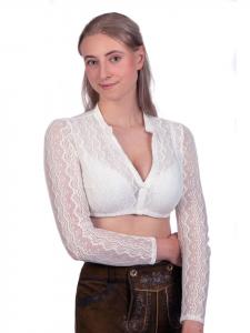 Edelnice Блузка-дирдль Амели белого цвета