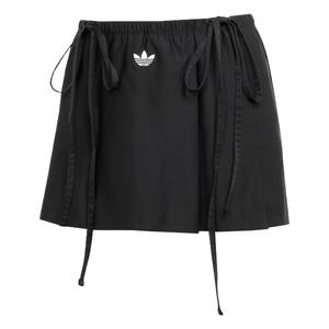 Эластичная плиссированная мини-юбка Adidas Adidas Originals, черный