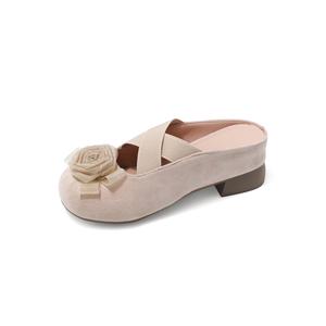 Take the Qin Женские противоскользящие тапочки с закрытым носком абрикос, цвет Apricot