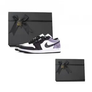 Jordan Air 1 LOW противоскользящие и износостойкие баланс низкие детские баскетбольные кроссовки purple подростки