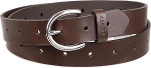 Женский полностью регулируемый перфорированный ремень Levi's, Brown Perforated