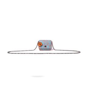 A BATHING APE Синтетическая кожаная мини-сумка через плечо женская синяя/розовая, Blue