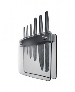 Набор из 7 предметов: подставка для ножей Id3 Black Samurai Sakai Cuisine::pro,