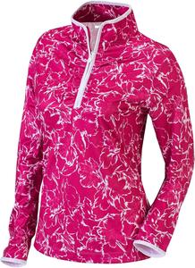 Columbia Golf Women's Omni-Wick Twilight 1/4 Pullover, Haute Pink