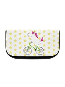 Косметичка Mr & Mrs Panda Einhorn Radfahrer ohne Spruch, белый