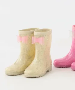 Блестящие дождевые туфли 16-20 см (детские) Bayflow, цвет Ivory 52