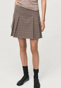Юбка Mango Pleated skirt, Brown