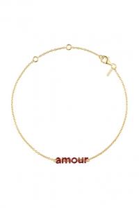 Позолоченный серебряный браслет Design Letters