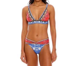 Antiq Lana Bottoms In Blue Agua Bendita