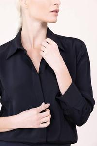 Сорочка Spence Button Down в черном цвете Brandon Maxwell