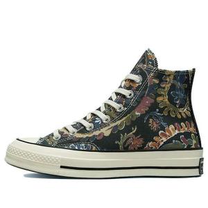 Кроссовки chuck 70 high 'fall florals - black' Converse, бордовый