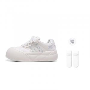 Низкие женские скейтерские кеды Deesha, White[High-Quality Upgraded-Giveaway Edition]
