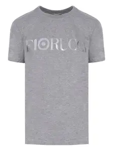 Футболка с круглым вырезом и принтом логотипа Corso Como x 10 Fiorucci, серый