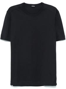 Zegna футболка с круглым вырезом, синий