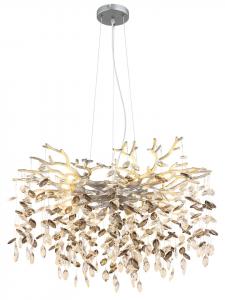 Globo lighting Люстра "QUEENA" серебристого цвета