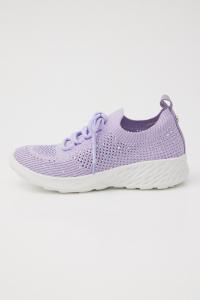 Легкие пушистые слипоны на шнуровке