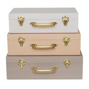 Бежевые чемоданы — набор из 3 шт. Jabadabado