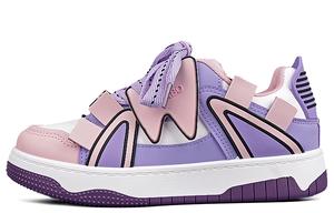 Высокие износостойкие легкие противоскользящие скейтерские кроссовки WENPU, нежно-розовые