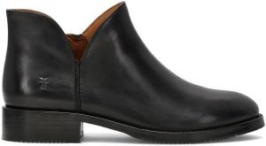 Женские кожаные ботильоны Frye Melissa Shootie - стильный дизайн до щиколотки, универсальный комфорт для повседневной носки, Black - Sombra
