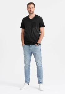 Базовая футболка V-NECK WITH POCKET Ombre, черный