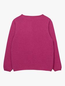 Детский кардиган Liberty Emma & Georgina с сердечками Trotters, Pink/Bright Pink