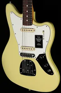 Fender Player II Jaguar с грифом из палисандра, цвет Hialeah Yellow (156)