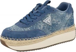 Кроссовки Guess Womens Stefen, Medium Blue Denim Logo 421