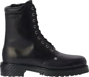 Кроссовки Off-White Diag Lace-Up Combat Boot 'Black', черный