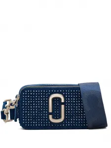 Сумка через плечо The Crystal Denim Snapshot MARC JACOBS, синий