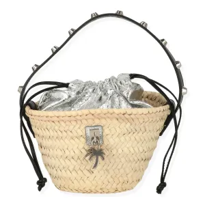 Женская серебряная сумочка Palm Angels