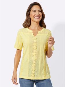 Рубашка с короткими рукавами лимонного цвета Sieh an!