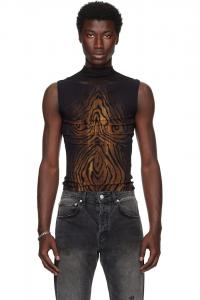 Деревянный водолазка Jean Paul Gaultier, мультиколор