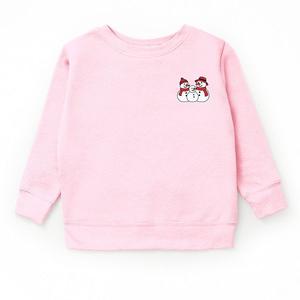 Свитшот с принтом Snowman family The Juniper Shop, Pink