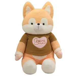 Милые большие плюшевые игрушки хаски высотой 60см/80см/100см/120см YUEZHILIAN, желтый