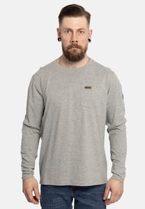 Топ с длинными рукавами LONGSLEEVE MIT BRUSTTASCHE FORSBERG, светло-серый