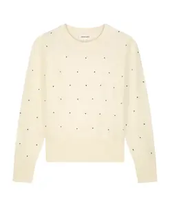 Пуловер Lidi со стразами Fabienne Chapot, бежевый