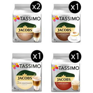 Капсулы Tassimo Кофейные капсулы сорта Jacobs Lovers - всего 48 напитков