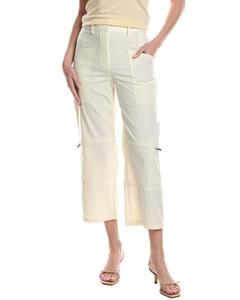 Теория Утилитарные укороченные брюки Theory, белый