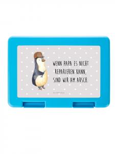 Mr. & Mrs. Panda Ланч-бокс «Если папа не сможет это починить   » пастельно-серого цвета