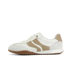 Дышащие повседневные низкие кроссовки PT'SON для женщин, бежевый/абрикосовый