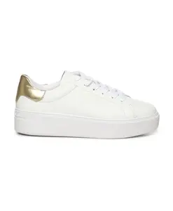 Белые кожаные кроссовки с металлическим логотипом Tommy Hilfiger, белый