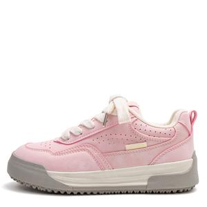 Far waves Скользоустойчивые, износостойкие, легкие женские лоу-топ скейтборд кроссовки розовые, цвет Pink