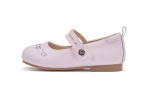 Противоскользящая износостойкая детская кожаная обувь для детей 3–7 лет DAVE&BELLA, розовый