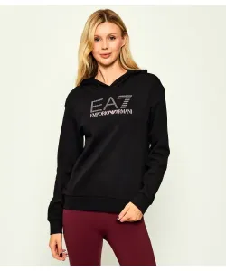 Толстовка Regular fit Ea7, черный