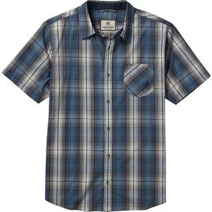 Мужская поплиновая рубашка с коротким рукавом Legendary Whitetails, Azure Lake Plaid