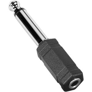 Переходник Livewire Essential Stereo, гнездо TRS 3,5 мм на моно, 1/4 дюйма, штекер TS, черный