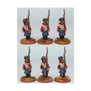 Смешанная горная фланговая рота, марширующая, Napoleonics - British (28mm) (Front Rank Miniatures)