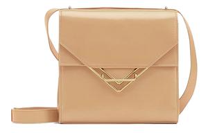 Bottega Veneta Кожаная сумка через плечо женская миндальная